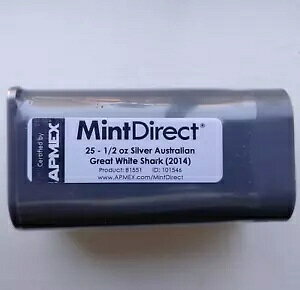 1 [ (25 RC) 2014 I[XgA 1/2oz .999 Vo[ 50c BU O[g zCgV[N