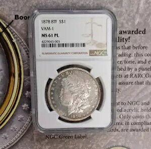 1878 8TF K h MS 61 NGC v[t CN Vo[ $1 ʃRC CS-20