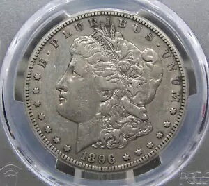 1896 S ���[�K�� �V���o�[ �h�� $1 PCGS XF40 #122 �G�N�X�g�� �t�@�C�� *KEY* ���t ECC&C, Inc