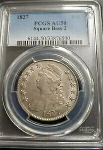 1827 50C Lbvh oXg n[t PCGS AU50 XNGA x[X 2