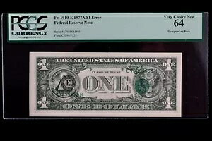 NATICK �e�X�g �m�[�g �G���[ $1 1977A CU PCGS 64 FRN E79299659H ���ʂɃI�[�o�[�v�����g