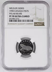 Ji_ 1990 $75 1/4 IX v`i v[t RC NGC PF70 UC 쐶 - VN}