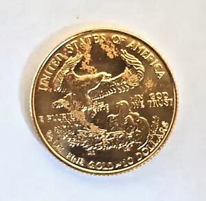1992 米国 1/4 オンス 10 ドル純金貨