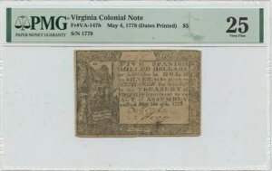 1778 N 5  4  $5 o[WjAAn (t) VA-147b PMG 25
