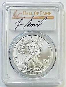 2020 $1 �V���o�[ �C�[�O�� PCGS MS70 ���s���� Lee Smith HOF Pop 25