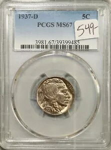1937-D obt@[ jbP 5c PCGS MS67 #9485 *Cgg[* nCO[h!