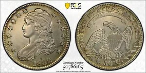 1832 �L���b�v�h �o�X�g �n�[�t�_���[ 50C SL - PCGS ���K AU �ڍ� - �C���ς�