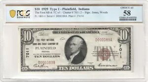 1929 N CfBAiBv[tB[h $10 s PCGS 58 Ch. 7011