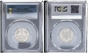 1 DM �L�O�R�C�� 1966 F �|���b�V�� �v���[�g PCGS PR67 94700