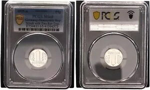 DDR 1 Pfennig 1975 A �T���v���l�T�C�h 2x �����ς� 180 �x�_�C��] 119047