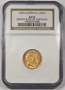 I[XgA 1902 S 1/2 n[t \u Sov  NGC AU53 Gh[h 7  Vhj[