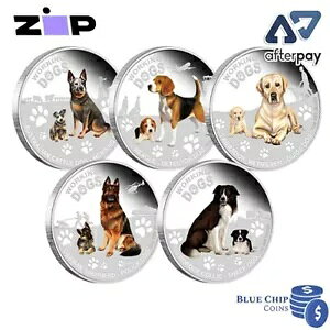 2011 $1 Working Dog ���S��v�ԍ��t�� 1 �I���X �V���o�[ �v���[�t �R�C�� �Z�b�g #33