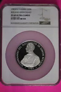 ɒ 1983 pi} Vo[ 20 o{A PF 69 Eg JI NGC O[fbh Xu 7113