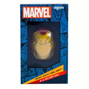 2024 マーベル アイアンマン ヘルメット 5 オンス シルバー コイン アゴロ ミンテージ オブ 500