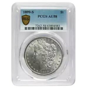 1899-S $1 [K Vo[ _[ PCGS AU58 u[x