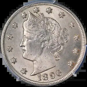 1896 oeB V jbP PCGS MS64 ɏ̃ACAs[ XgOXgCN