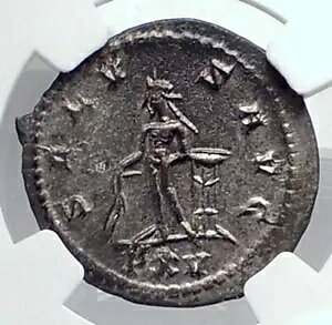 GALLIENUS �{���̌Ñ� 267AD �A���e�B�I�L�A ���[�} �R�C�� APOLLO TRIPOD NGC i81333