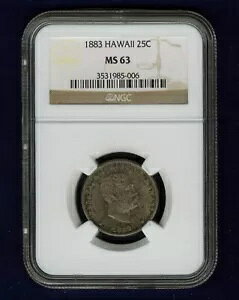 nC JJEA I 1883 NH[^[h / 25 Zg  F NGC MS63