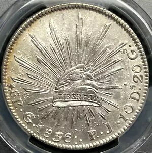 LVR 1836 S[ PJ 8 A PCGS AU58