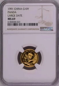 NGC MS69 1991 `Ci p_ 1/10 IX  [W fCg