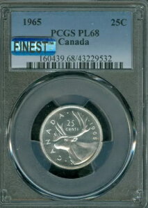 1965 Ji_ 25 Zg PCGS PL68 PQ MAC ōO[h X|bgX *