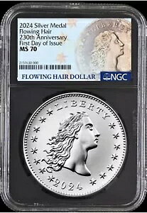 vZ[ 2024 t[CO wA Vo[ 230 Ԗڂ̃_ NGC MS70 s FDI