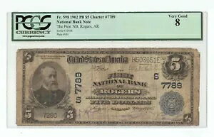 1902 �N�i�V���i�� 5 �h���������n�����W���[�X �A�[�J���\�[ AR PCGS 8