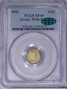 1922 N⏕X^[ S[h h 1 hLO PCGS XF40 EF40 CAC LOWBALL
