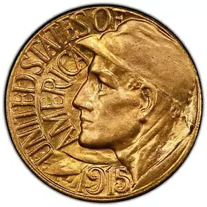 �p�i�} �p�V�t�B�b�N 1915-S G$1 �S�[���h�L�O PCGS MS65�A�f�G�ȐF����