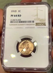 1910 �}�b�g �v���[�t �����J�[�� ~ PCGS PR64RD ~ �O���[�h�̒Ⴂ�P���t�����b�h�W�{!