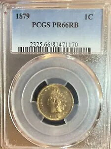 1879 80% ��! PCGS PR66RB �v���[�t �C���f�B�A�� �Z���g