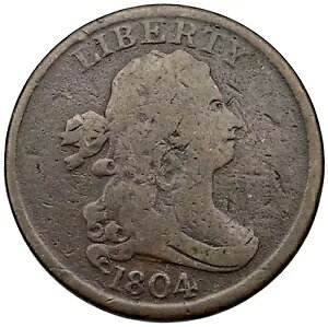 1804 C-4 R-5 �h���[�v�o�X�g �n�[�t�Z���g�R�C�� 1/2c