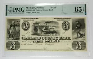 1830s-43 PMG 65 EPQ $3 PROOF I[Nh JEeB |eBAbN ~VKB č 29528F