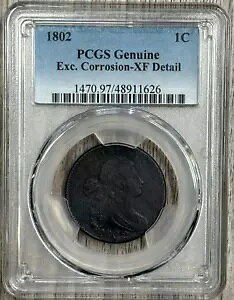 1802 1c �h���[�v �o�X�g ���[�W �Z���g PCGS �ɍׁA�f���炵���������[�W �Z���g