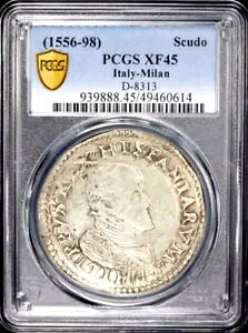 1556 - 1598 C^ȀB Milan ScudoAPCGS XF 45A󏭁AAC^A