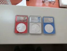 2021 W Eagle S$1 Eagle Landing T-2 発行初日 PF 70 3 コインセット レア