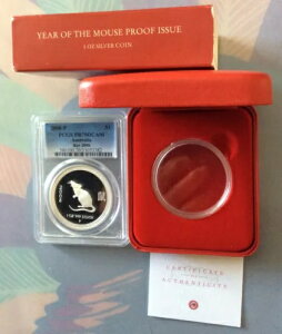 2008 I[XgA i 1 IX Vo[ }EXv[t PCGS PR70DCAM +OGP