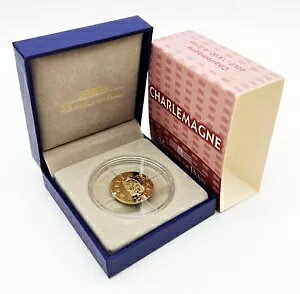 フランス 2011 50 ユーロ フランス 1500 年の歴史 シャルルマーニュ 1/4 オンス 金貨