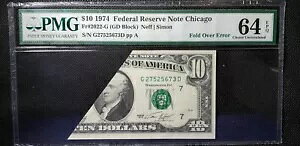 G[ Fr#2022-G 1974 $10 W[ tH[h I[o[ G[ PMG CUNC 64