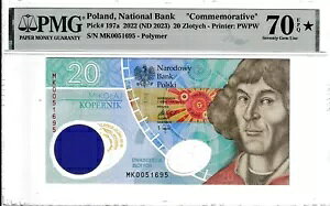 �|�[�����h 20 �Y���e�B�` 2022/2023 550th Comm Polymer P 197 NICOLAUS COPERNICUS PMG 70*