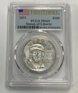 2021 $100 1IX v`i PCGS MS69 AJ C[O Ȑ_ t@[Xg XgCN c