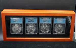 1986-1989 �A�����J�� �V���o�[ �C�[�O�� ANACS MS70 4 �Z�b�g