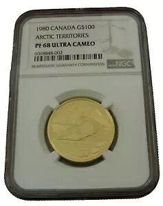 Ji_ 1980 S[h 1/2 IX $100 NGC PF68UC kɌ