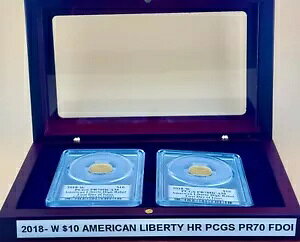 2 ���b�g: 2018-W $10 PCGS PR70 FDOI American Liberty High Relief Cleveland