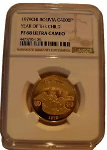 �{���r�A 1979 �S�[���h 4000 �y�\ �{���r�A�[�m�X NGC PF68UC �C���[ �I�u �U �`���C���h