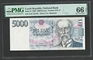 �`�F�R 5000 1993�N P-9 UNC PMG66EPQ