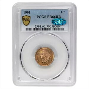 1901 CfBA wbh Zg 1cAPCGS PR 66 RB CAC - fGȃJ[