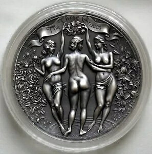 The Three Graces Celestial Beauty 2�I���X �A���e�B�[�N�d�グ �V���o�[ �R�C�� �J�����[�� 2020