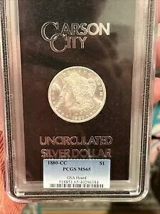 1880 CC ���[�K�� �V���o�[ �_���[ PCGS MS65 GSA ���