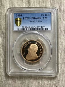 AtJ 2000 1/2 N[K[h 1/2 IX S[h PCGS PR69 fB[v JI X|bgt[